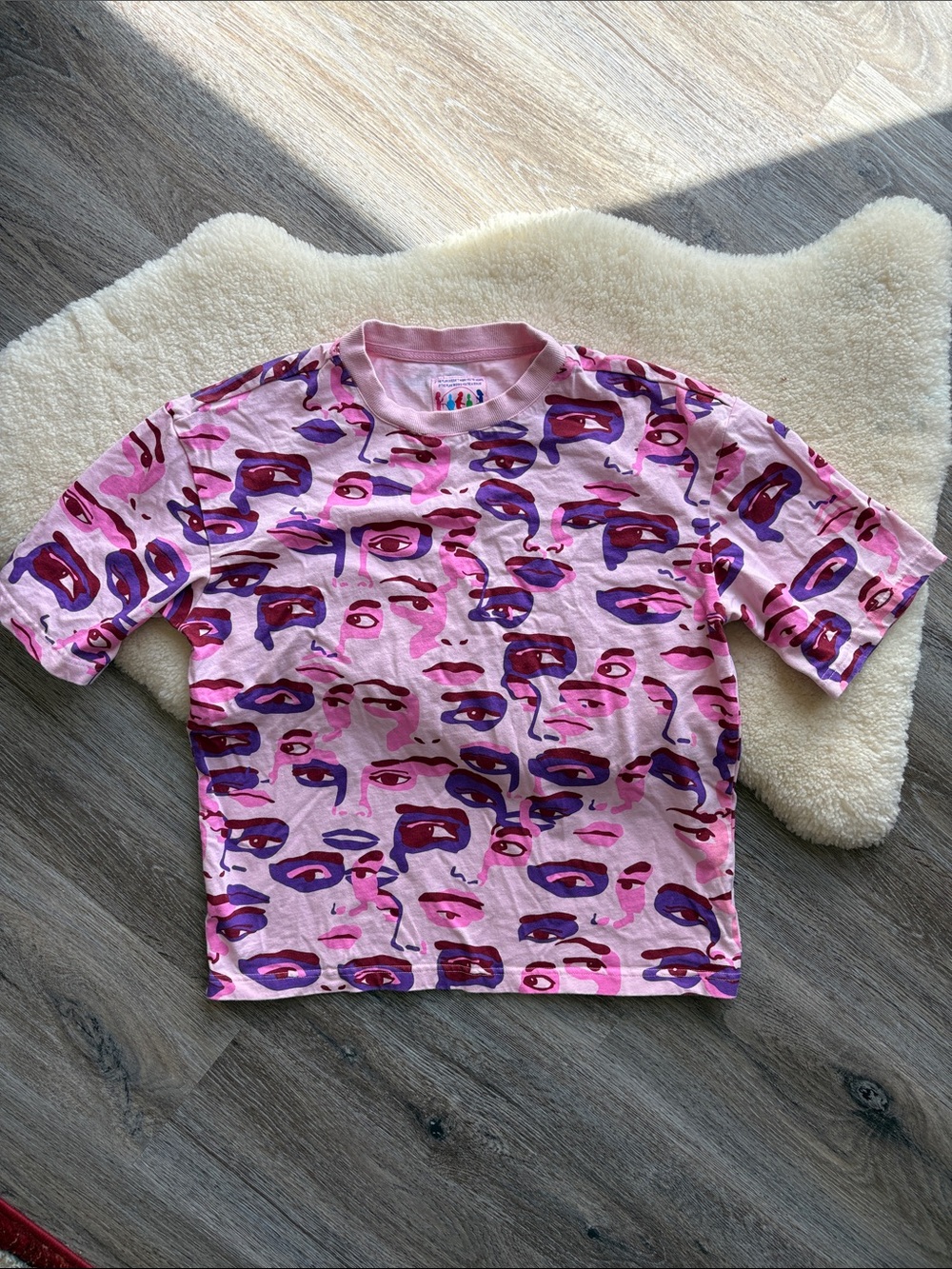 Rare KidSuper Pink Camo TShirt Cotton S
